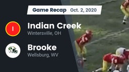 Recap: Indian Creek  vs. Brooke  2020