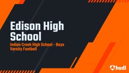 Indian Creek football highlights Edison High School