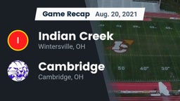 Recap: Indian Creek  vs. Cambridge  2021