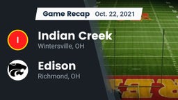 Recap: Indian Creek  vs. Edison  2021