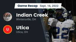 Recap: Indian Creek  vs. Utica  2022
