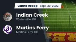 Recap: Indian Creek  vs. Martins Ferry  2022