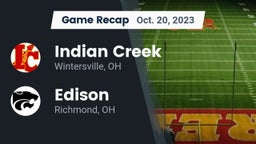 Recap: Indian Creek  vs. Edison  2023