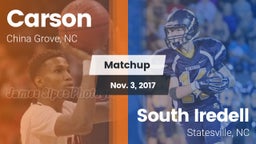 Matchup: Carson vs. South Iredell  2017