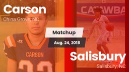 Matchup: Carson vs. Salisbury  2018