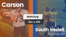 Matchup: Carson vs. South Iredell  2018