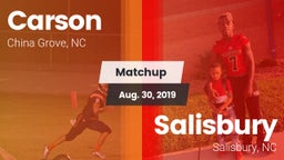 Matchup: Carson vs. Salisbury  2019