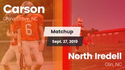 Matchup: Carson vs. North Iredell  2019