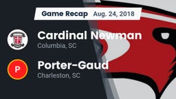 Recap: Cardinal Newman  vs. Porter-Gaud  2018