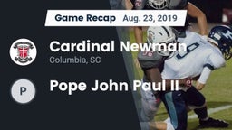Recap: Cardinal Newman  vs. Pope John Paul II 2019