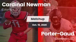 Matchup: Cardinal Newman vs. Porter-Gaud  2020