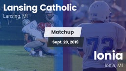 Matchup: Lansing Catholic vs. Ionia  2019