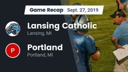 Recap: Lansing Catholic  vs. Portland  2019