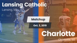 Matchup: Lansing Catholic vs. Charlotte  2019