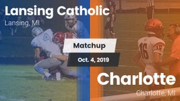 Matchup: Lansing Catholic vs. Charlotte  2019