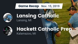 Recap: Lansing Catholic  vs. Hackett Catholic Prep 2019