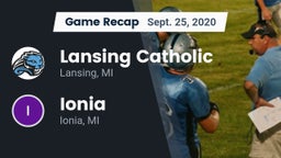 Recap: Lansing Catholic  vs. Ionia  2020