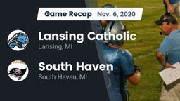 Recap: Lansing Catholic  vs. South Haven  2020