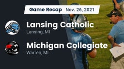 Recap: Lansing Catholic  vs. Michigan Collegiate 2021