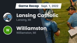 Recap: Lansing Catholic  vs. Williamston  2022