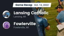 Recap: Lansing Catholic  vs. Fowlerville  2022