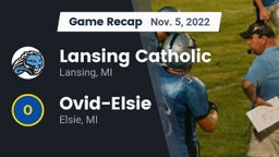 Recap: Lansing Catholic  vs. Ovid-Elsie  2022
