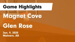 Magnet Cove  vs Glen Rose  Game Highlights - Jan. 9, 2020