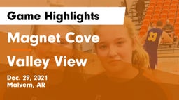 Magnet Cove  vs Valley View Game Highlights - Dec. 29, 2021