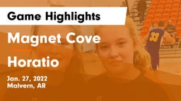 Magnet Cove  vs Horatio  Game Highlights - Jan. 27, 2022
