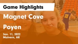 Magnet Cove  vs Poyen  Game Highlights - Jan. 11, 2022
