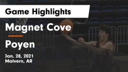 Magnet Cove  vs Poyen  Game Highlights - Jan. 28, 2021