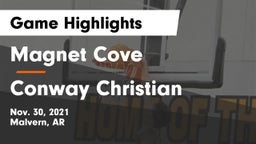 Magnet Cove  vs Conway Christian  Game Highlights - Nov. 30, 2021