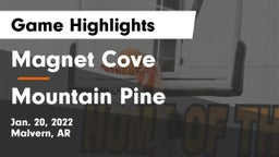 Magnet Cove  vs Mountain Pine  Game Highlights - Jan. 20, 2022