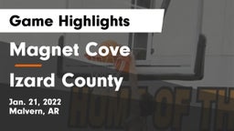 Magnet Cove  vs Izard County  Game Highlights - Jan. 21, 2022