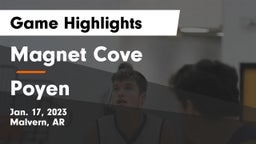 Magnet Cove  vs Poyen  Game Highlights - Jan. 17, 2023