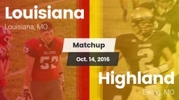 Matchup: Louisiana vs. Highland  2016