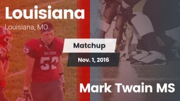 Matchup: Louisiana vs. Mark Twain MS 2016