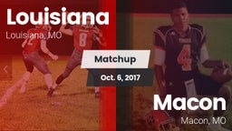 Matchup: Louisiana vs. Macon  2017