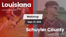 Matchup: Louisiana vs. Schuyler County 2019