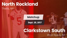Matchup: North Rockland vs. Clarkstown South  2017