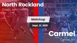 Matchup: North Rockland vs. Carmel  2018