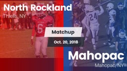 Matchup: North Rockland vs. Mahopac  2018