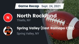 Recap: North Rockland  vs. Spring Valley  (East Ramapo CSD) 2021