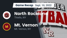 Recap: North Rockland  vs. Mt. Vernon  2022