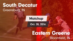 Matchup: South Decatur vs. Eastern Greene  2016