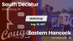 Matchup: South Decatur vs. Eastern Hancock  2017