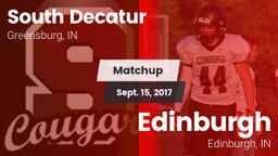 Matchup: South Decatur vs. Edinburgh  2017