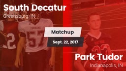 Matchup: South Decatur vs. Park Tudor  2017