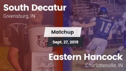 Matchup: South Decatur vs. Eastern Hancock  2019