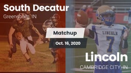 Matchup: South Decatur vs. Lincoln  2020